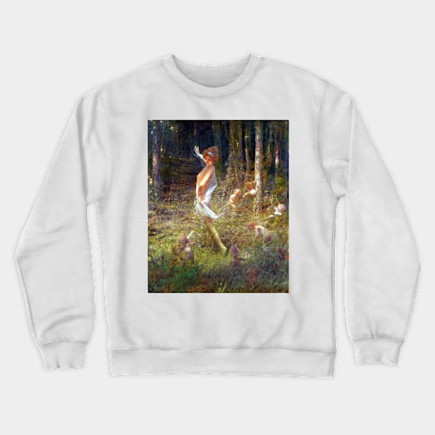 Dancing Fairies - Georges Picard Crewneck Sweatshirt by forgottenbeauty